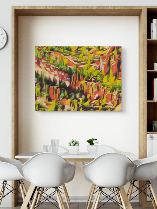 Brighten Your Home, Office Or Gift A Friend-(@beautifullchaos) Fine Art Print on Canvas COA signed by Artist Luckini