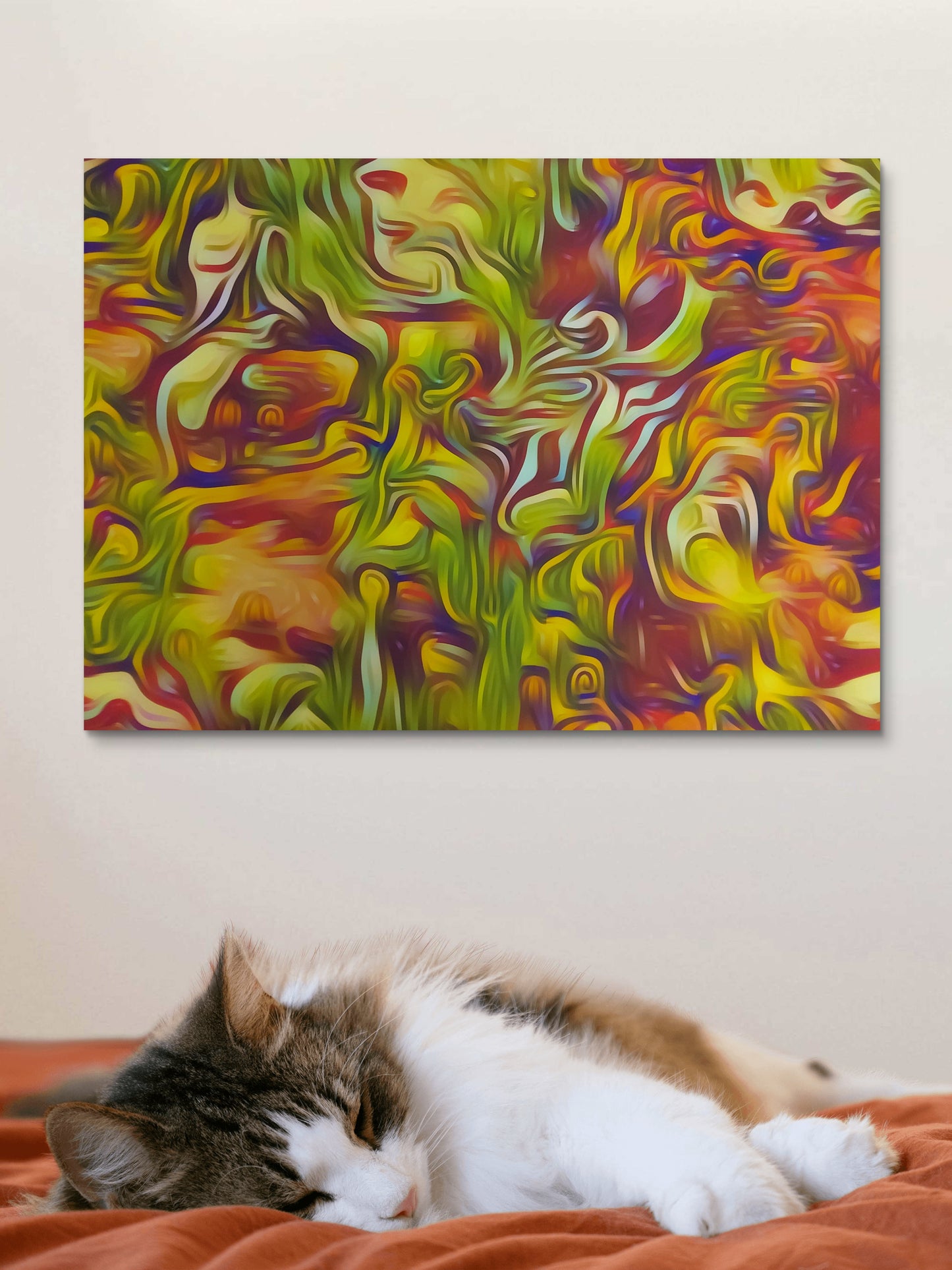 Brighten Your Home, Office Or Gift A Friend-(@beautifullchaos) Fine Art Print on Canvas COA signed by Artist Luckini