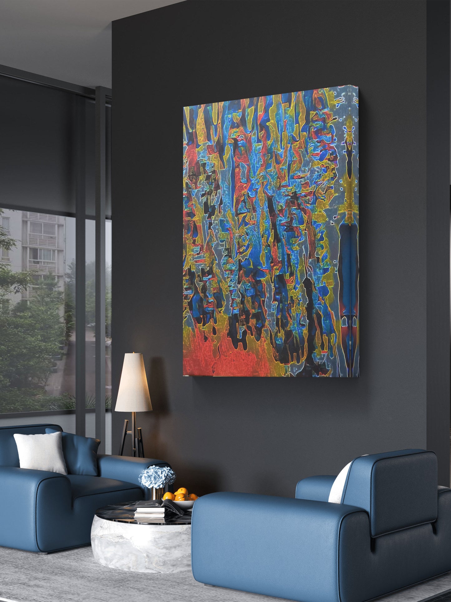 Brighten Your Home, Office Or Gift A Friend-(@beautifullchaos) Fine Art Print on Canvas COA signed by Artist Luckini