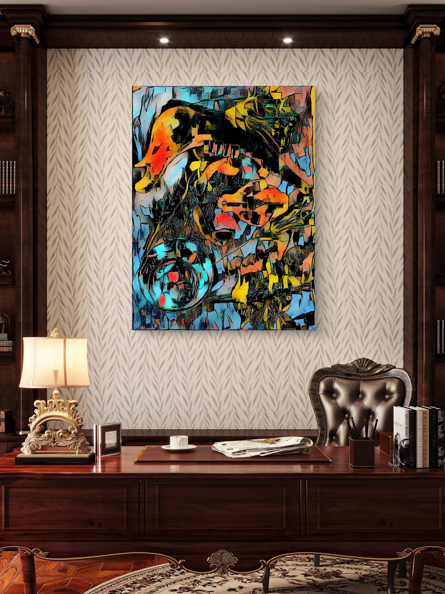 Fine Art Print On Canvas,Brighten Your Home,Office Or Gift A Friend